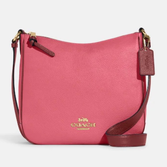 Coach Handbags - Coach Ellie File Crossbody Bag COLOR: Gold/Watermelon Multi